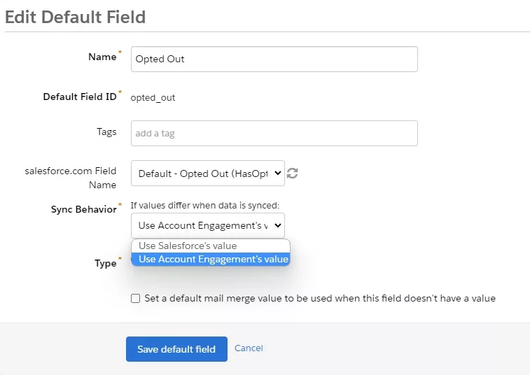 Salesforce reintroduces recently culled opted out sync behavior