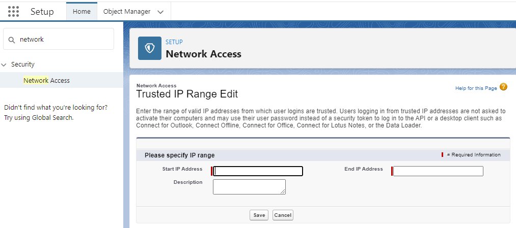 Salesforce trusted IP address for easy Pardot access