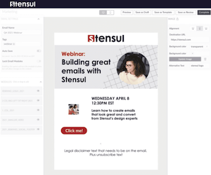 Stensul email builder